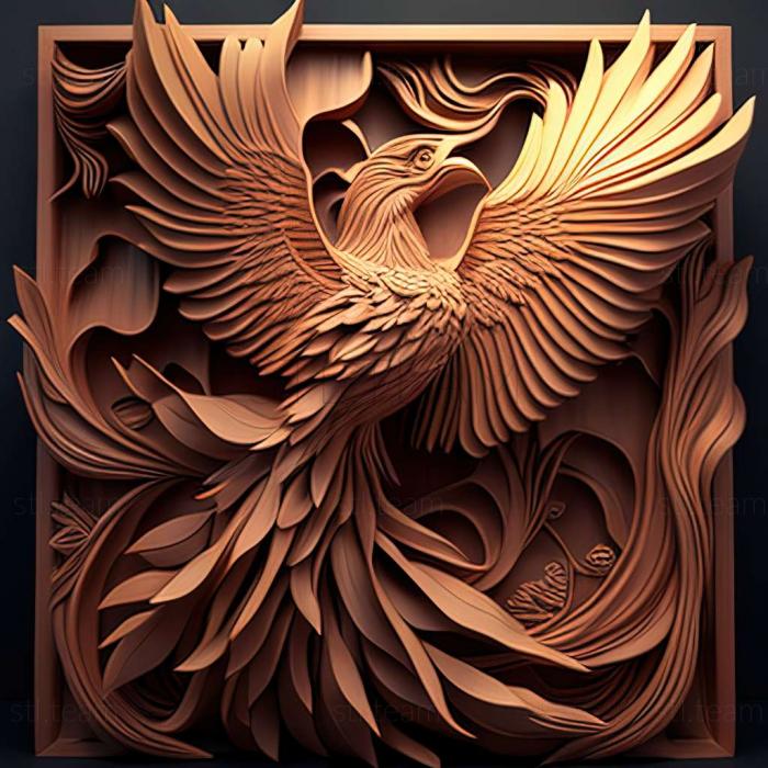 3D model phoenix (STL)
